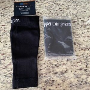 Copper Compression calf sleeves mens womens size small 12-14" new in package